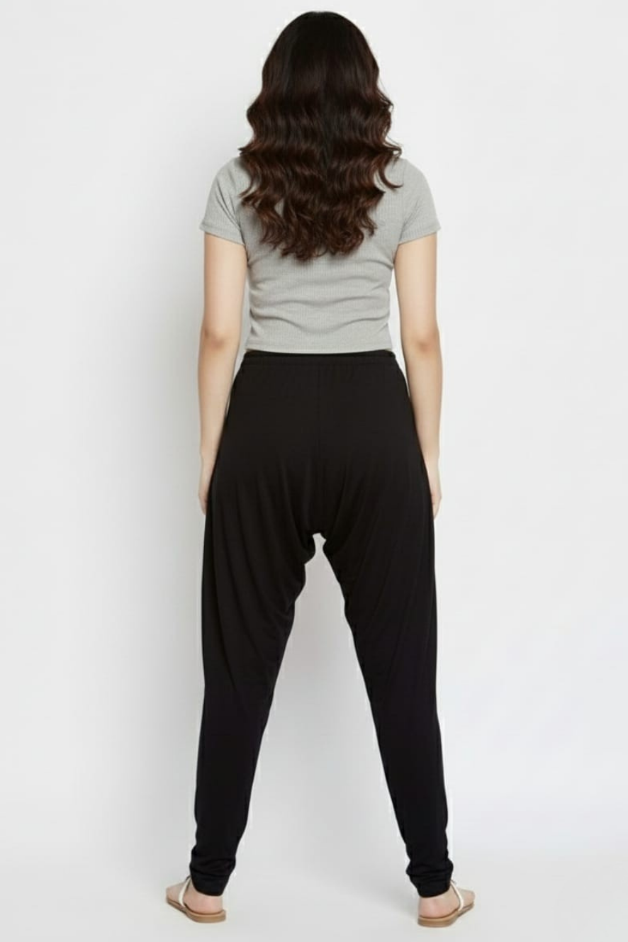 Black Plain Viscose Patiala