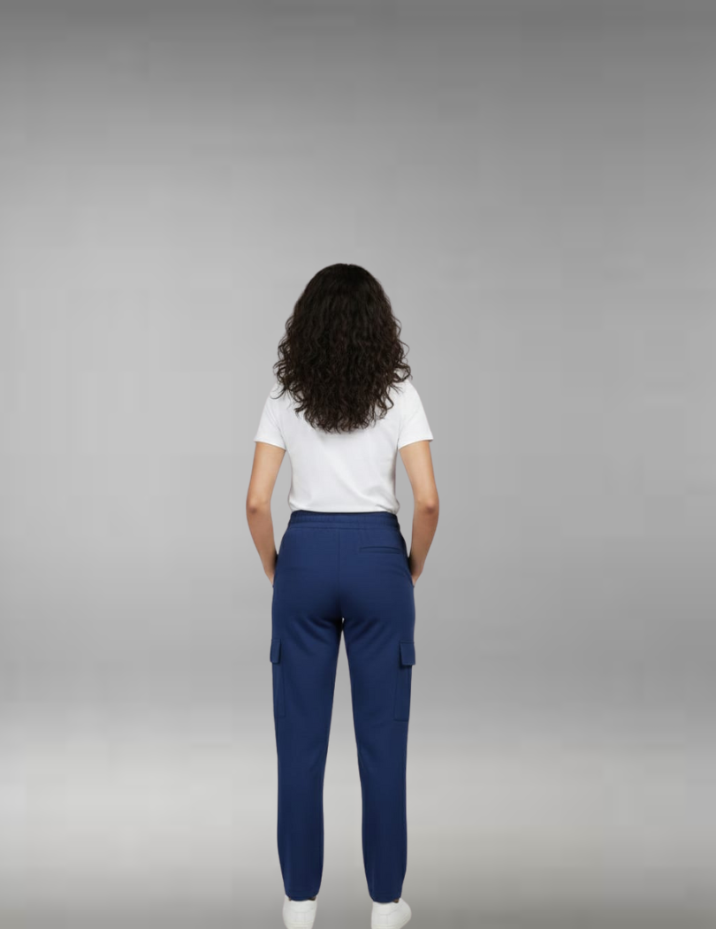 Women’s Blue Cargo Pants