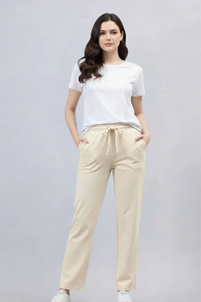 Cream Joggers