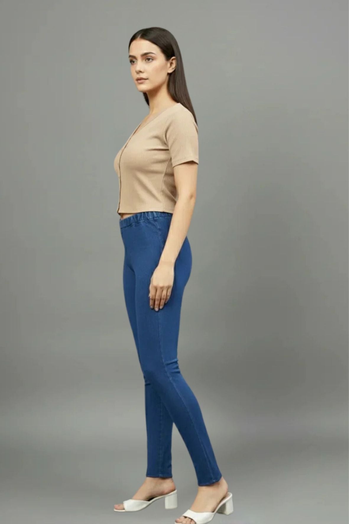 Cream Women’s Croptop