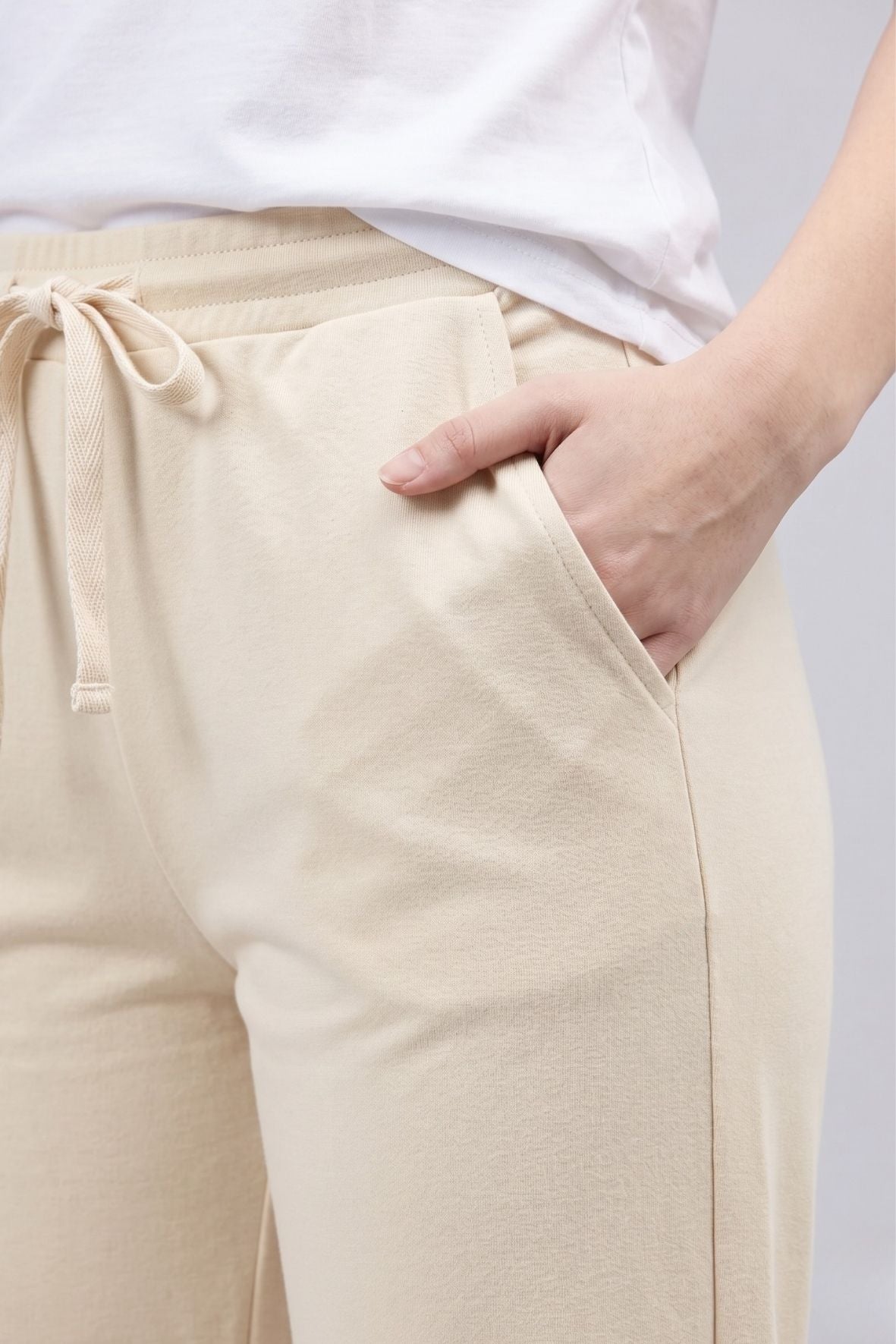 Cream Joggers
