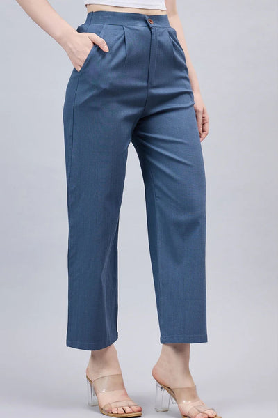 Dark Grey Bell Bottom Pants