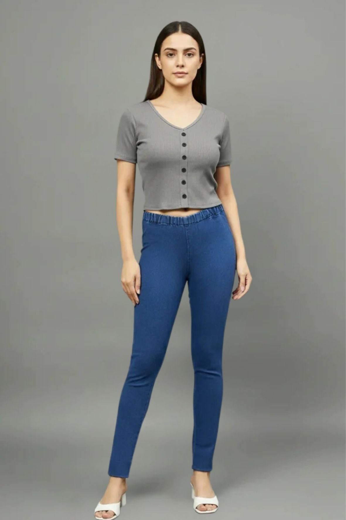 Grey  Women’s Croptop