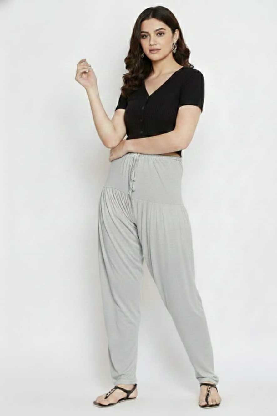 Grey Plain Viscose Patiala
