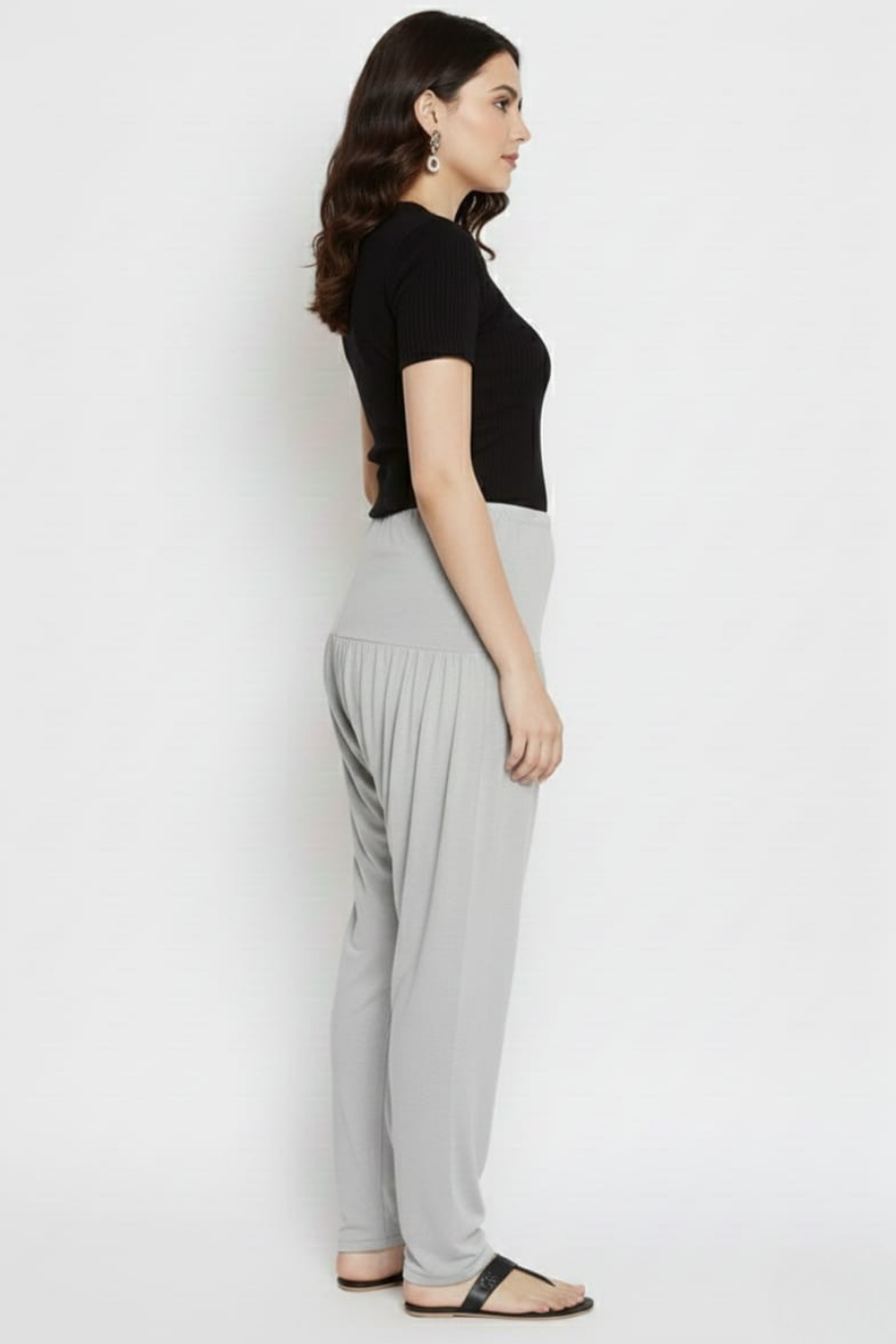 Grey Plain Viscose Patiala