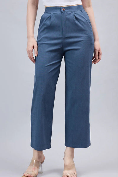 Dark Grey Bell Bottom Pants