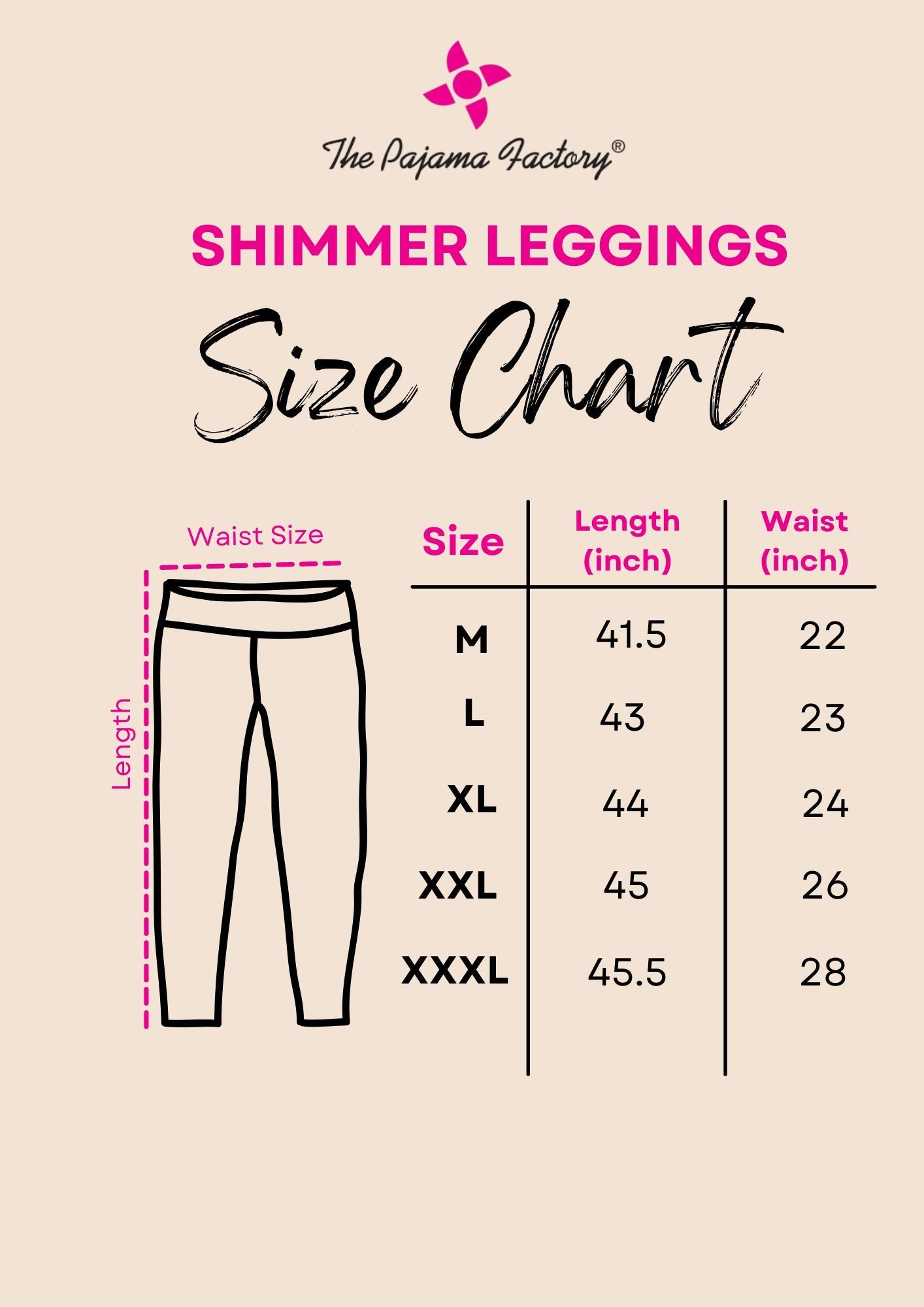 Buy The Pajama Factory Shimmer Legging Ankle Length Bottom Wear
