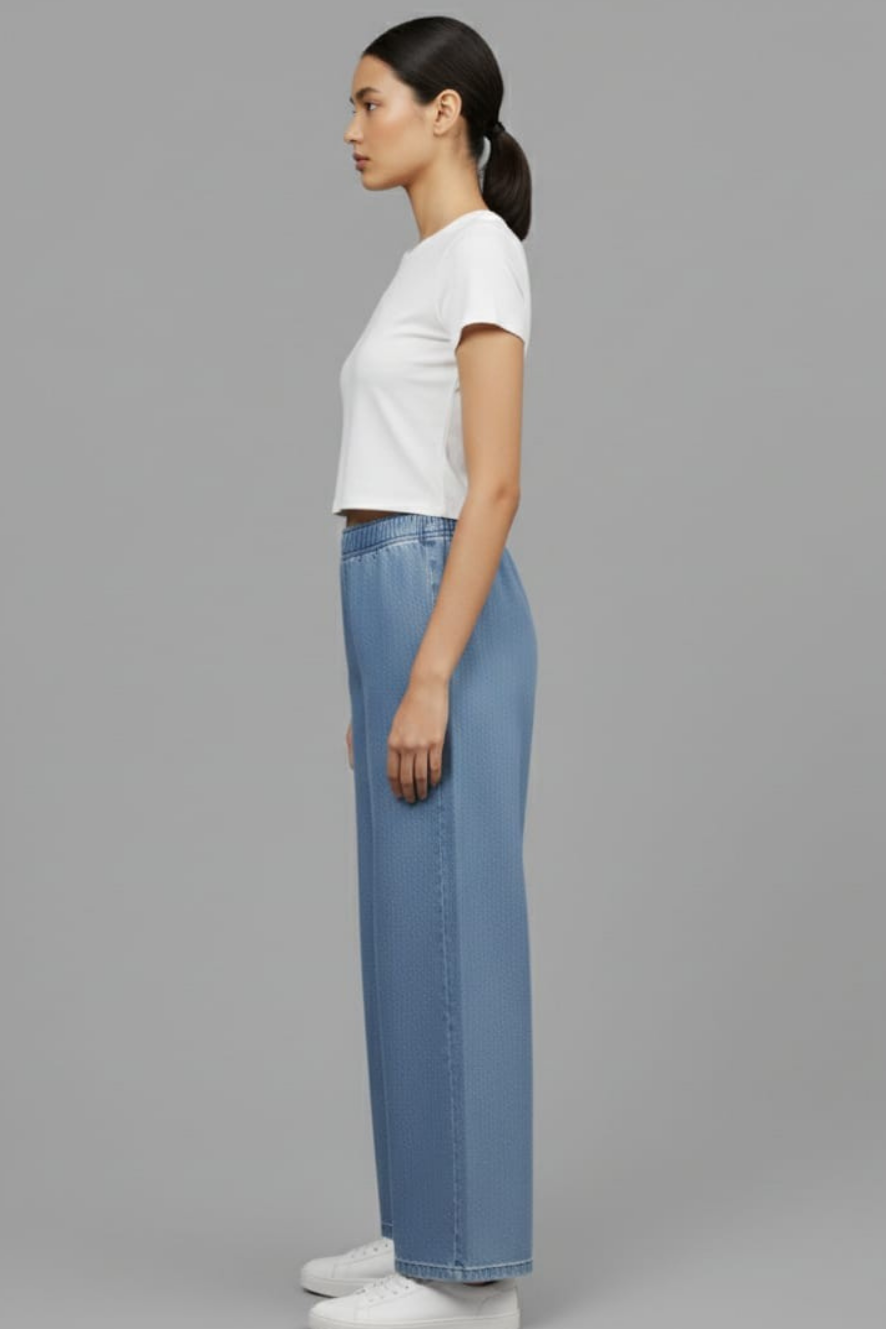 Ice Denim Palazzo