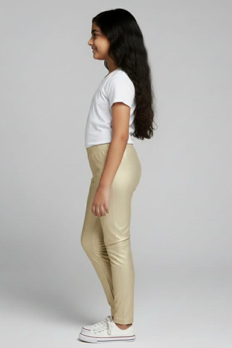 Light Gold Shimmer Leggings