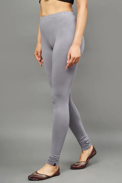 Light Grey Viscose Chudidar Leggings
