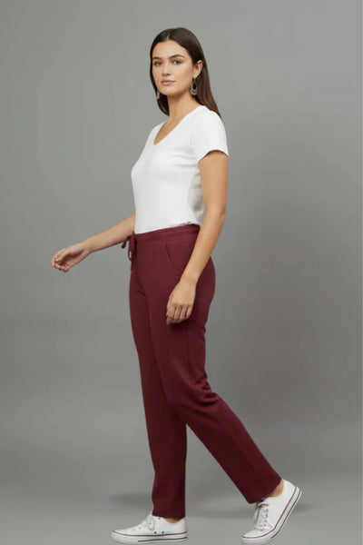 Maroon Women's Fukuro Pants