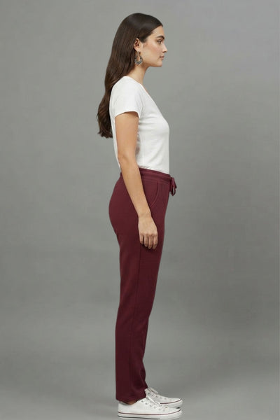 Maroon Women's Fukuro Pants