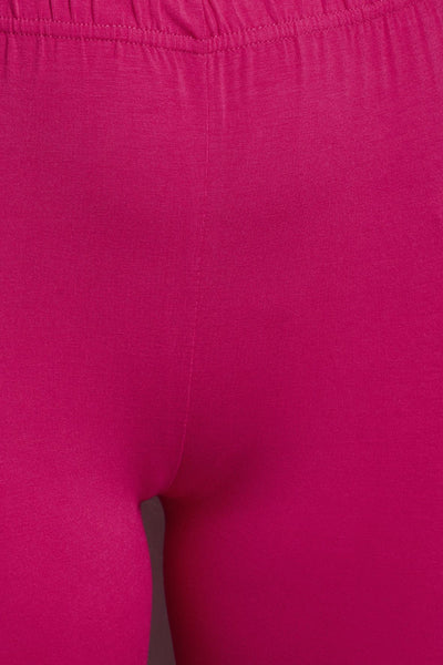 Magenta Viscose Ankle Legging
