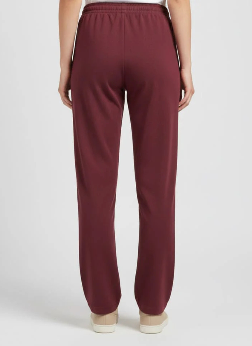 Maroon joggers for women, image 2