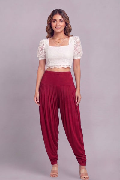 Black Viscose Plain Dhoti