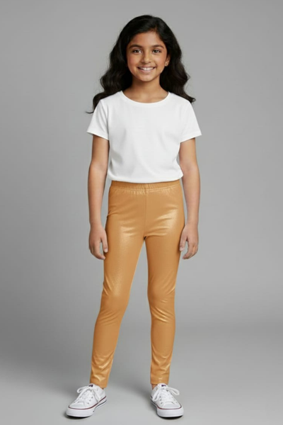 Medium Gold Shimmer Leggings