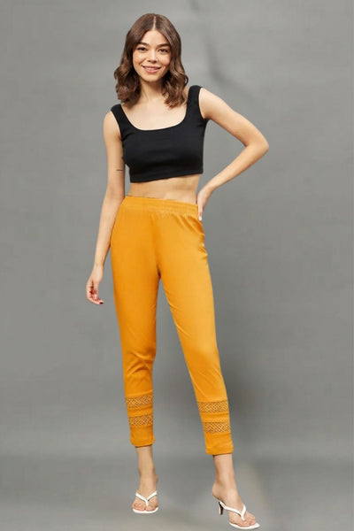 White Double Lace Pants
