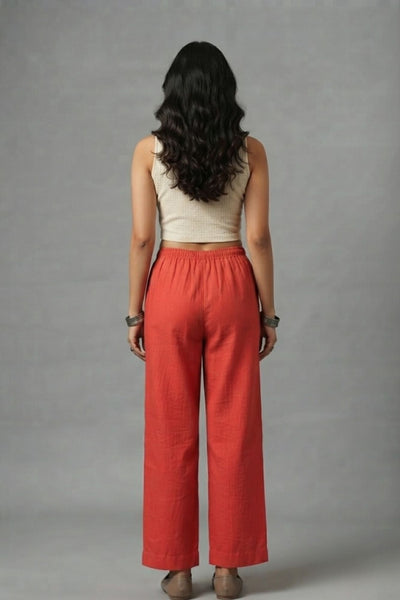 Orange Muslin Palazzo