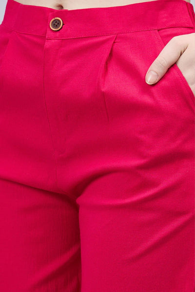 Pink Bell Bottom Pants