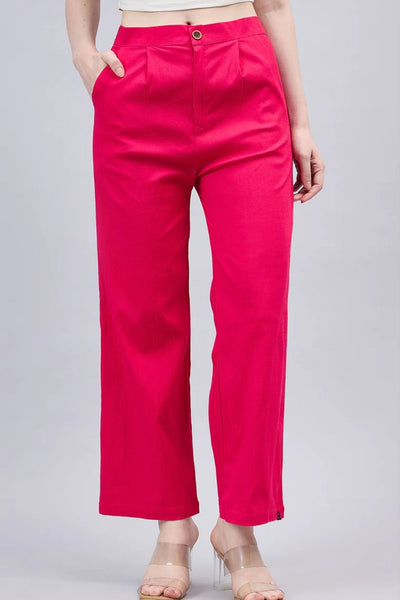 Pink Bell Bottom Pants