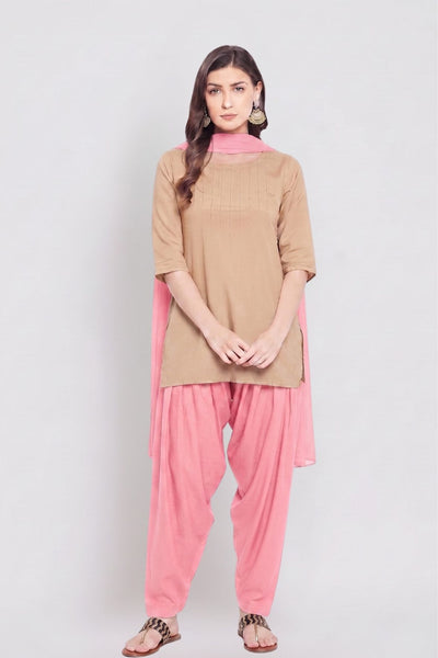 Mustard Rayon Plain Patiala(No Duppatta)