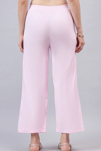 Baby Pink Bell Bottom Pants