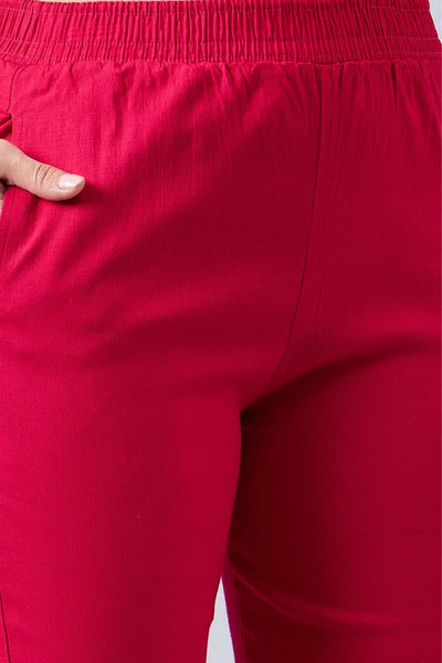 Pink Sequin Lace Pants