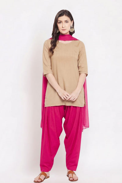 Mustard Rayon Plain Patiala(No Duppatta)