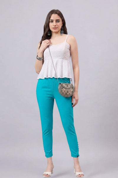 Rama Green Regular Fit Potli Pants