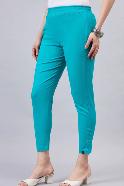 Rama Green Regular Fit Potli Pants