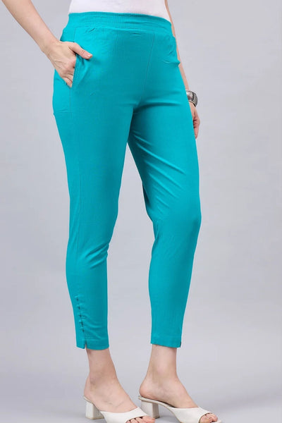 Rama Green Regular Fit Potli Pants