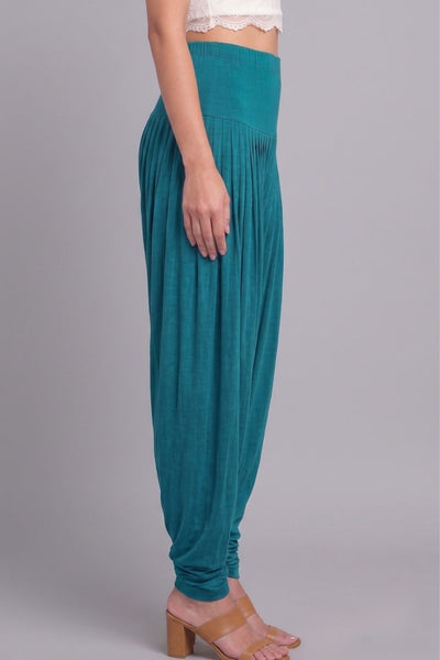 Rama Green Viscose Plain Dhoti