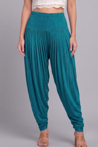 Rama Green Viscose Plain Dhoti