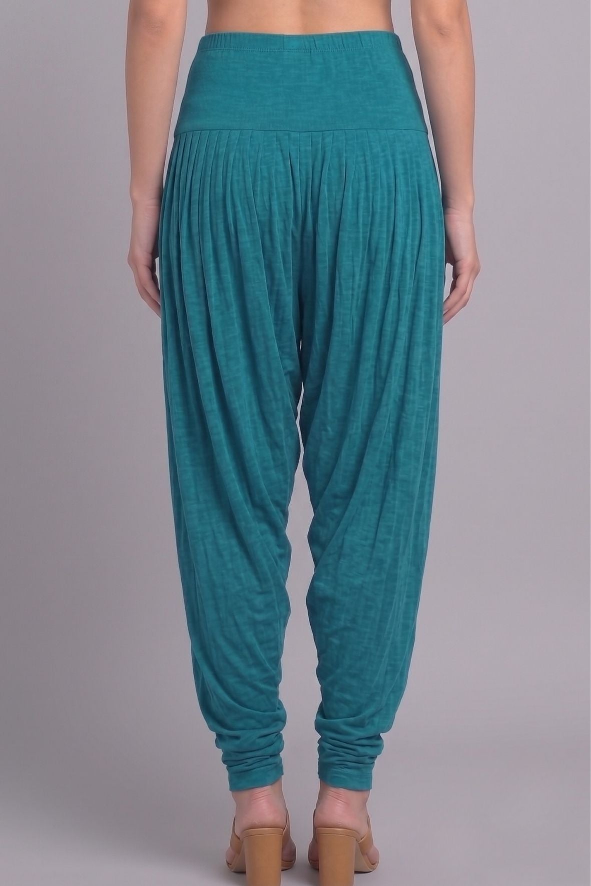 Rama Green Viscose Plain Dhoti