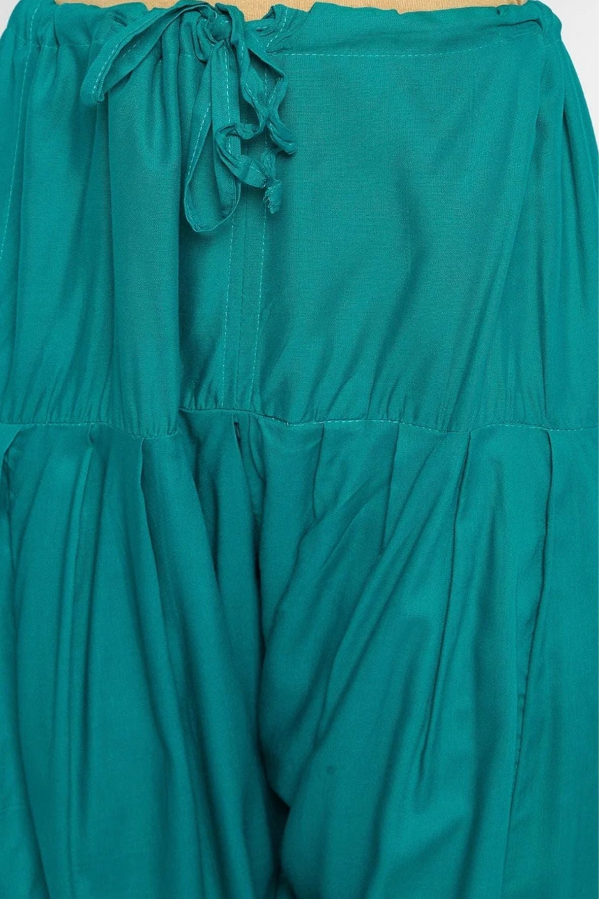 Rama Green Rayon Plain Patiala(No Duppatta)