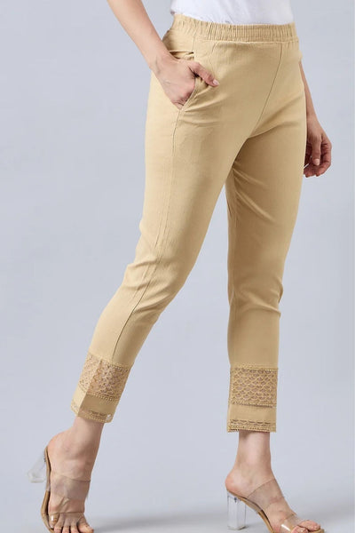Skin Sequin Lace Pants