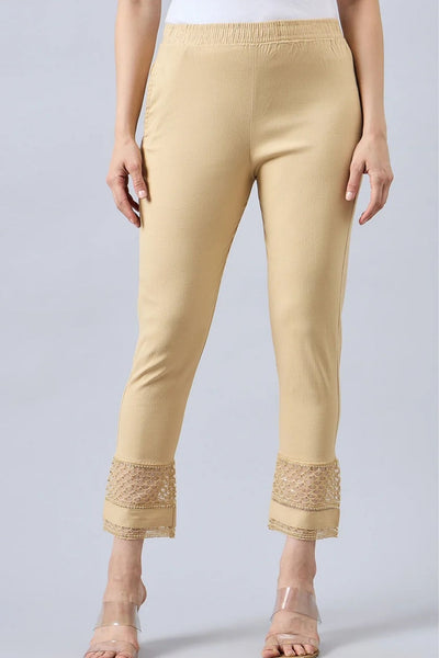 Skin Sequin Lace Pants