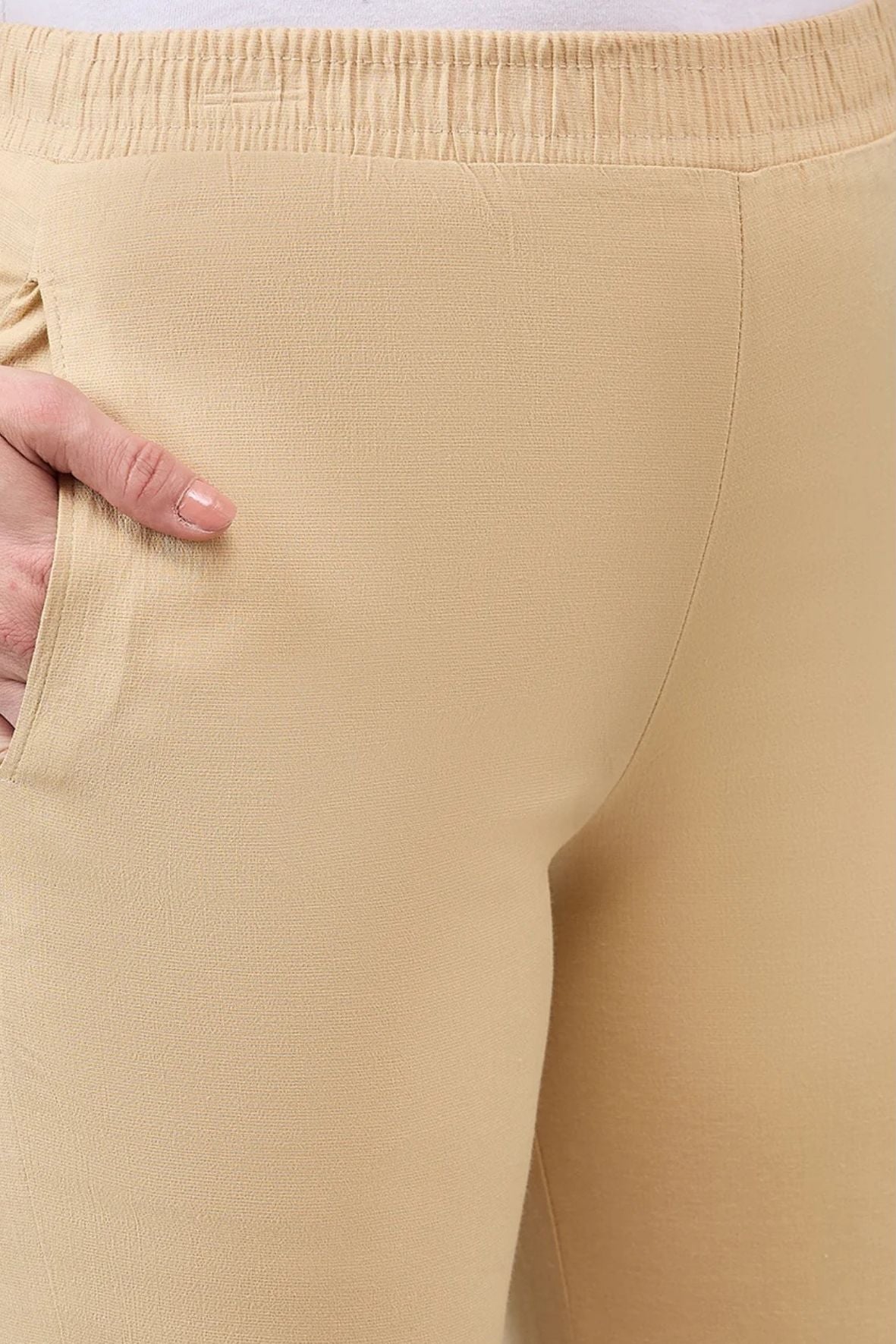Skin Regular Fit Potli Pants