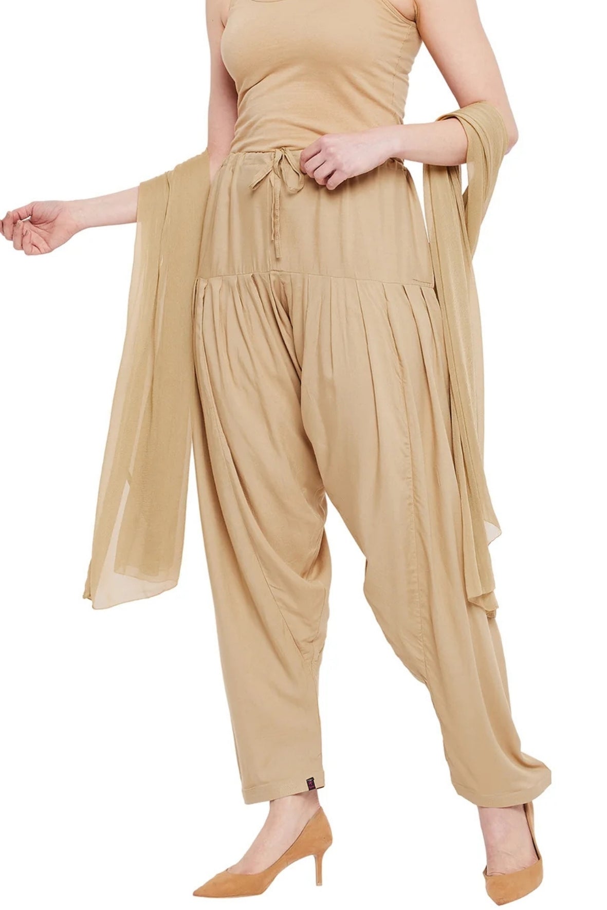 Skin Rayon Plain Patiala(No Duppatta)