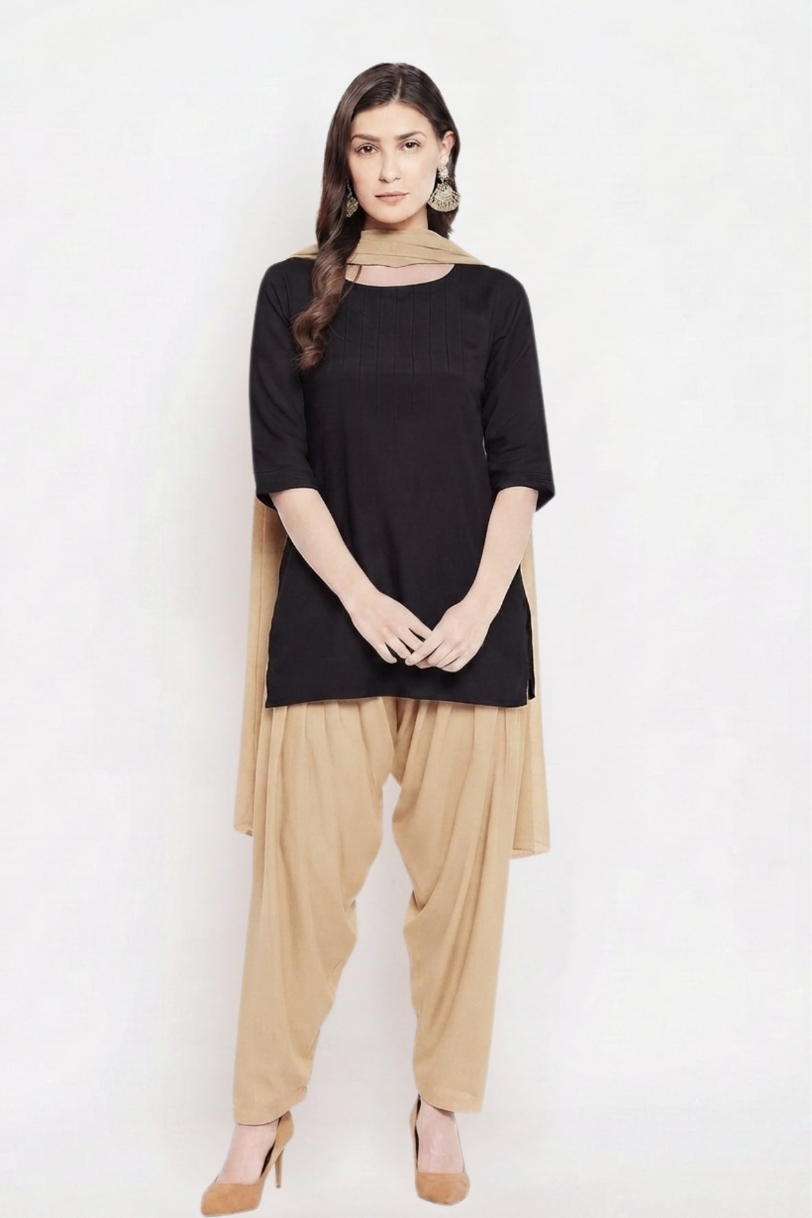 Skin Rayon Plain Patiala(No Duppatta)