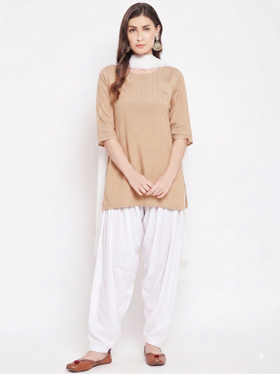 Mustard Rayon Plain Patiala(No Duppatta)