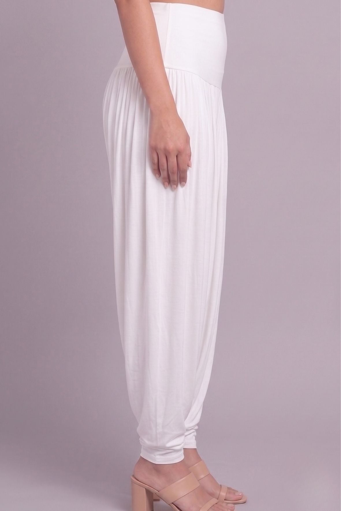 White Viscose Plain Dhoti