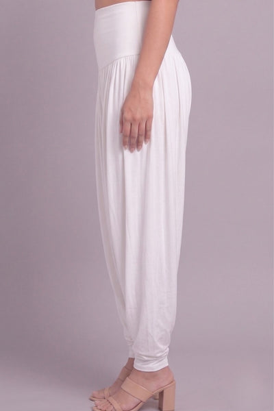 White Viscose Plain Dhoti
