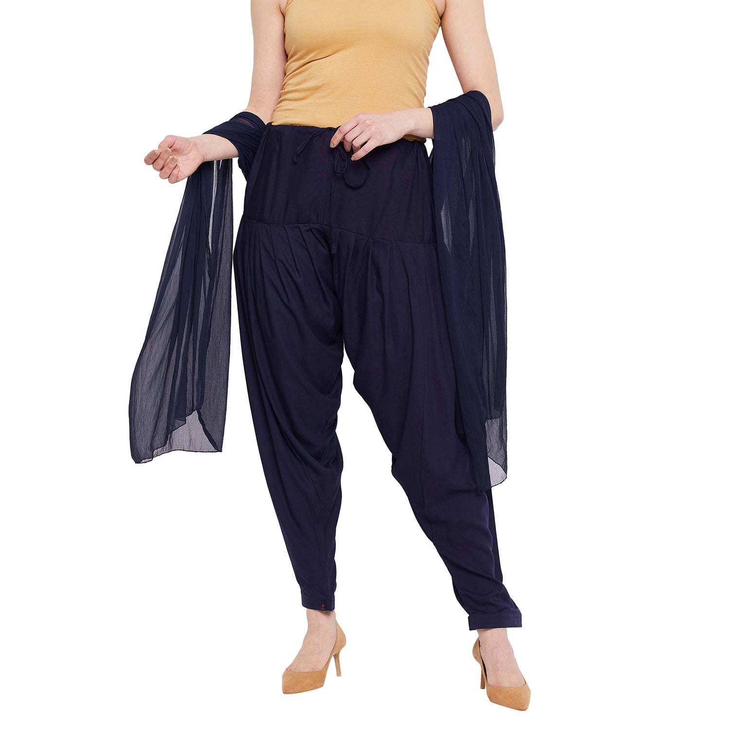 Navy Blue Rayon Patiala(No Duppatta)