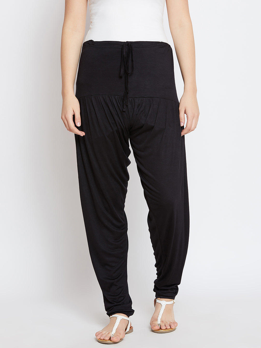 Black Plain Viscose Patiala