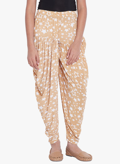 Skin Twinkle Star Printed Dhoti