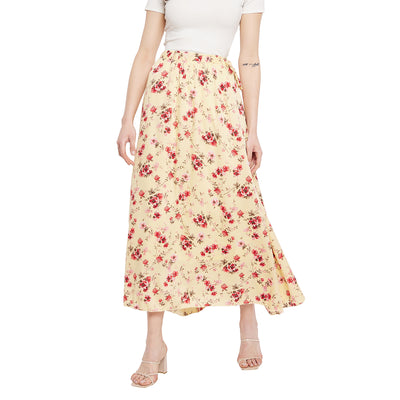 Watercolor Floral Seamless Skirt