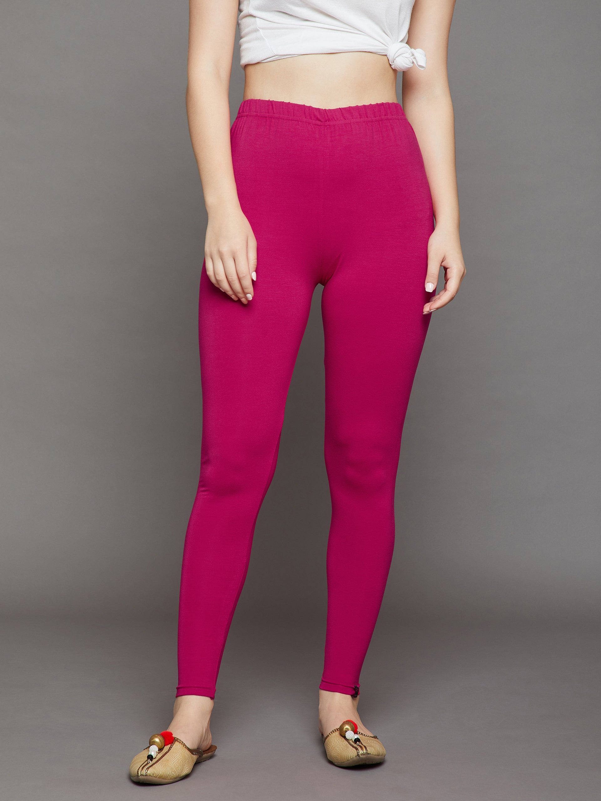 Magenta Viscose Chudidar Leggings