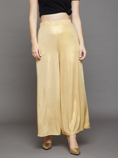 Light Gold Shimmer Palazzo