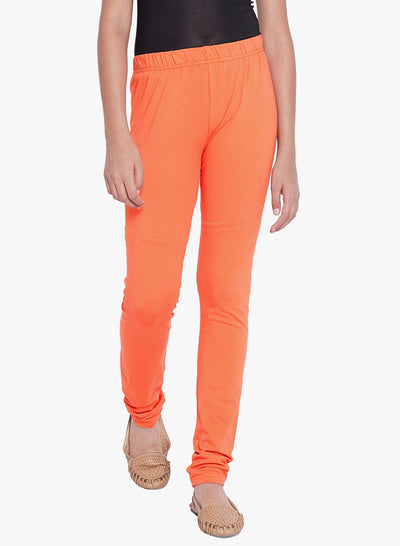 Orange Colour Leggings